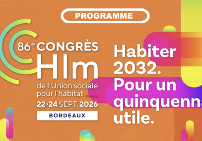 Affiche 86ème Congrès Hlm de l'Union sociale pour l'habitat